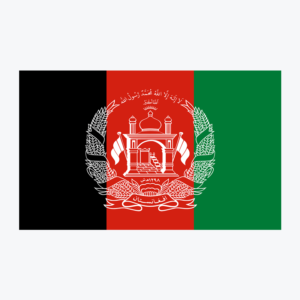 Flag of Afghanistan, national flag design with unique colors and emblem