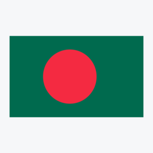 Flag of Bangladesh, national flag design with unique colors and emblem