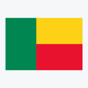 Flag of Benin, national flag design with unique colors and emblem