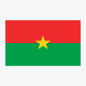 Flag of Burkina Faso, national flag design with unique colors and emblem