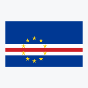 Flag of Cape Verde, national flag design with unique colors and emblem