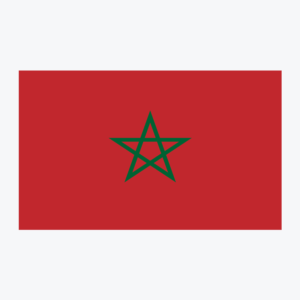 Flag of Morocco, national flag design with unique colors and emblem