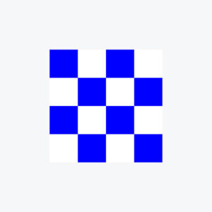 Alphabet Flag (N) (Single side with Logo - Tailored) Alphabet-Flag-N