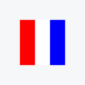 Alphabet Flag (T) (Single side with Logo - Tailored) Alphabet-Flag-T