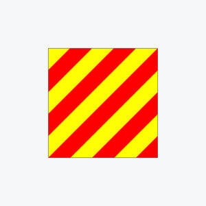 Alphabet Flag (Y) (Single side with Logo - Tailored) Alphabet-Flag-Y