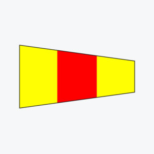 Number Flag (0) (Single side with Logo - Tailored) Number-Flag-0